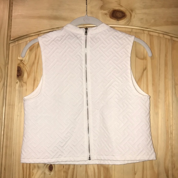 NWT forever 21 white knit top - Picture 4 of 4